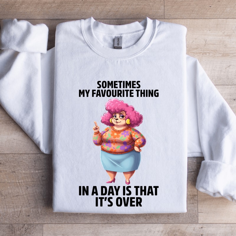 Sometimes My Favourite Thing Sweatshirt 0