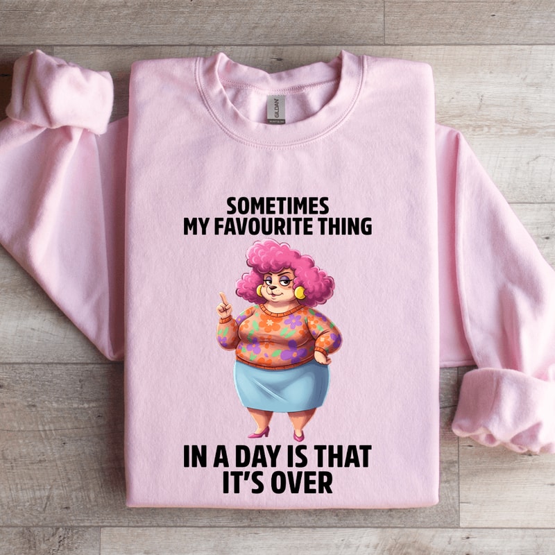 Sometimes My Favourite Thing Sweatshirt 3