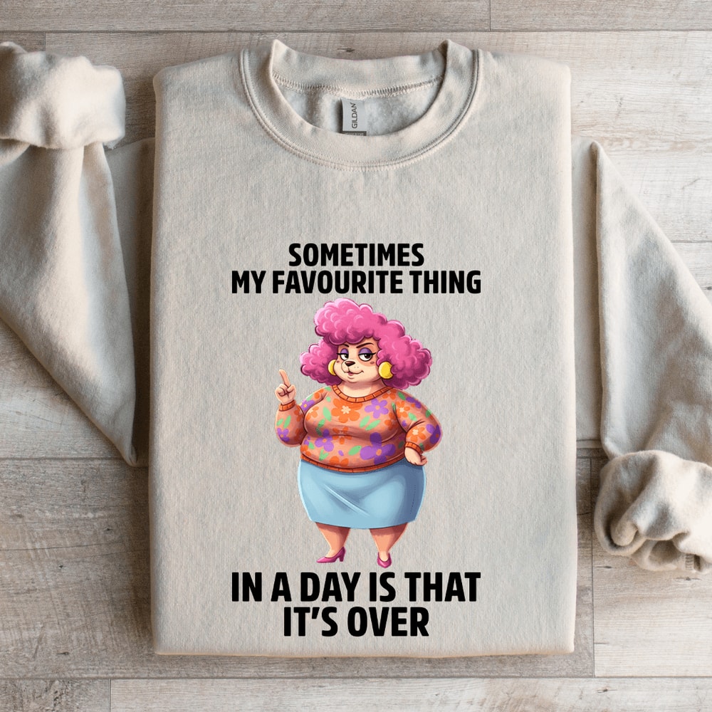 Sometimes My Favourite Thing Sweatshirt 4