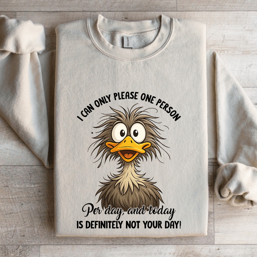 I Can Only Please One Person Per Day Sweatshirt 4