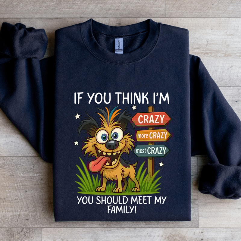 If You Think Im Crazy Sweatshirt 2