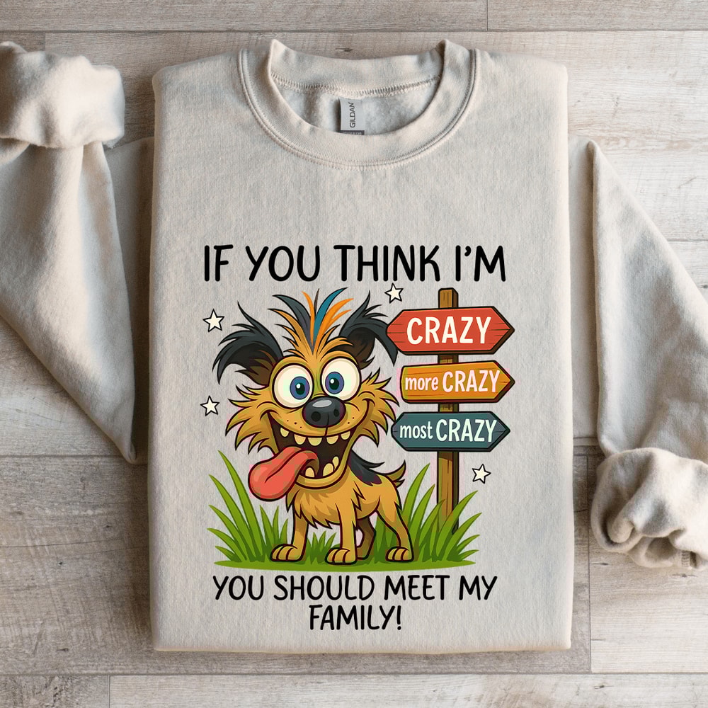 If You Think Im Crazy Sweatshirt 4