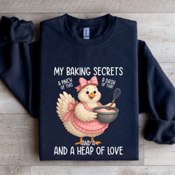 my baking secrets a pinch of this a dash of that sweatshirt
