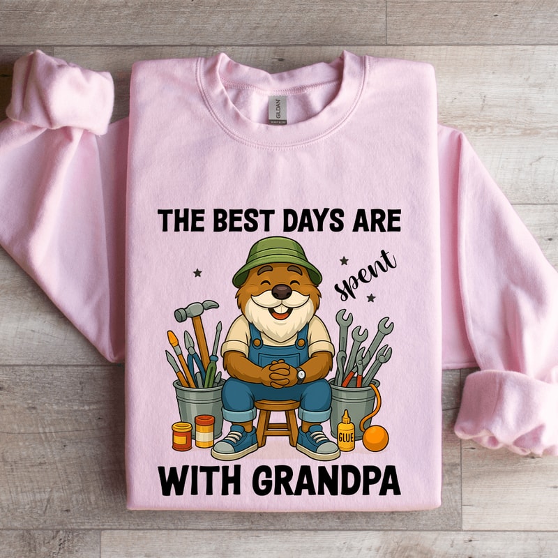 The Best Days Are Spend With Grandpa Sweatshirt 3