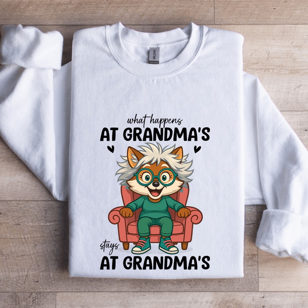 What Happens At Grandmas Sweatshirt 1
