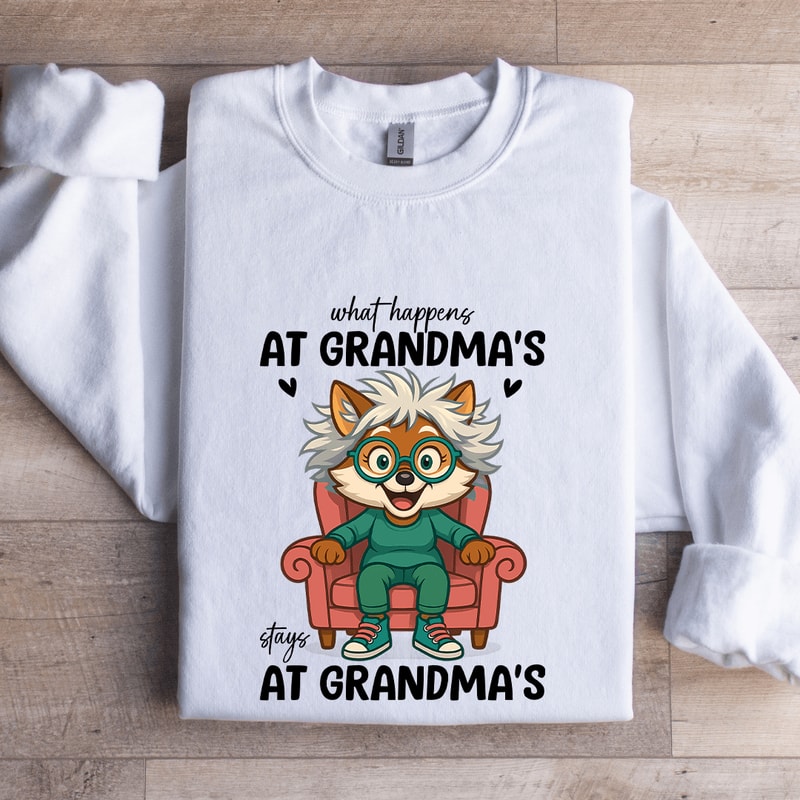 What Happens At Grandmas Sweatshirt 1