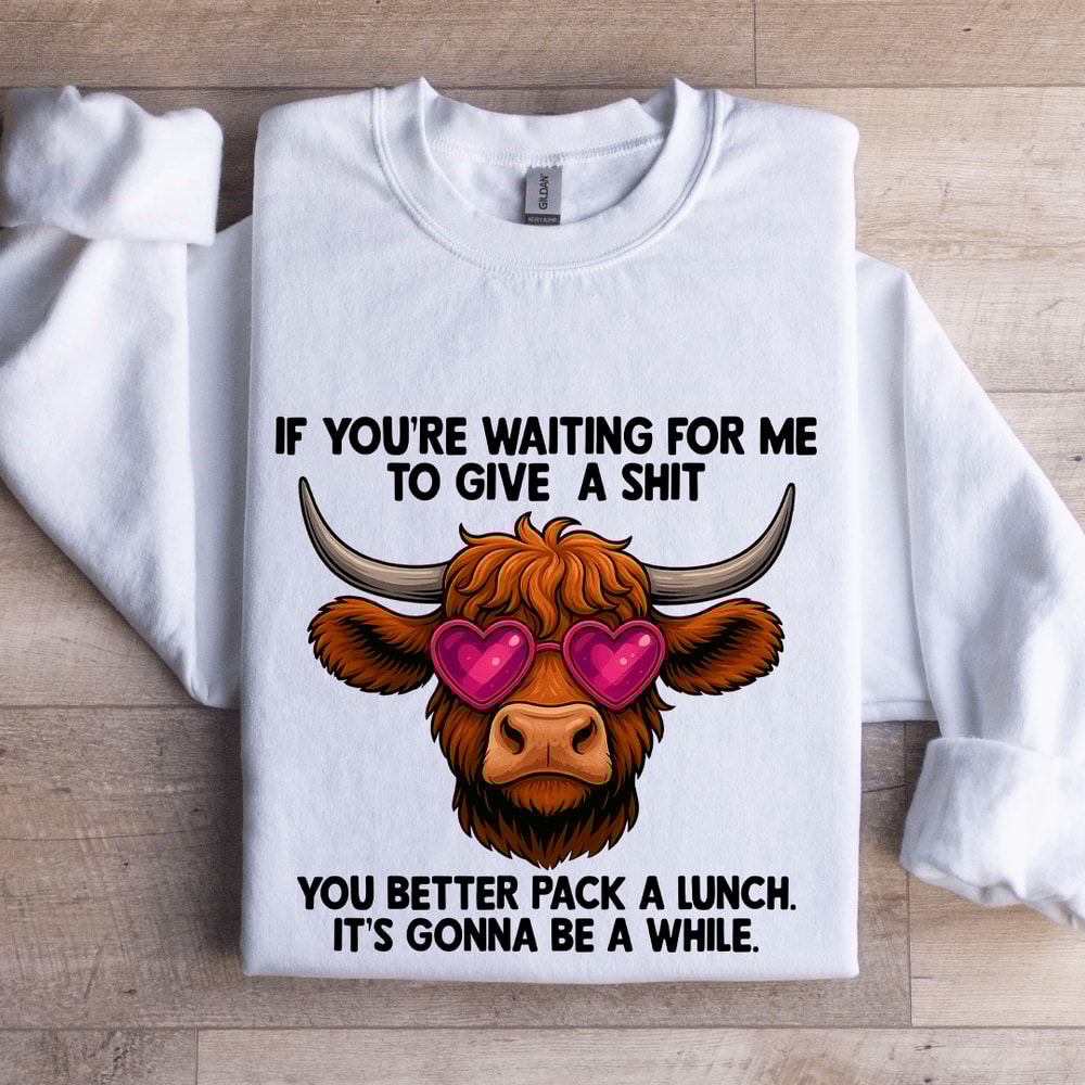 If Youre Waiting Me To Give A Sit Sweatshirt 0