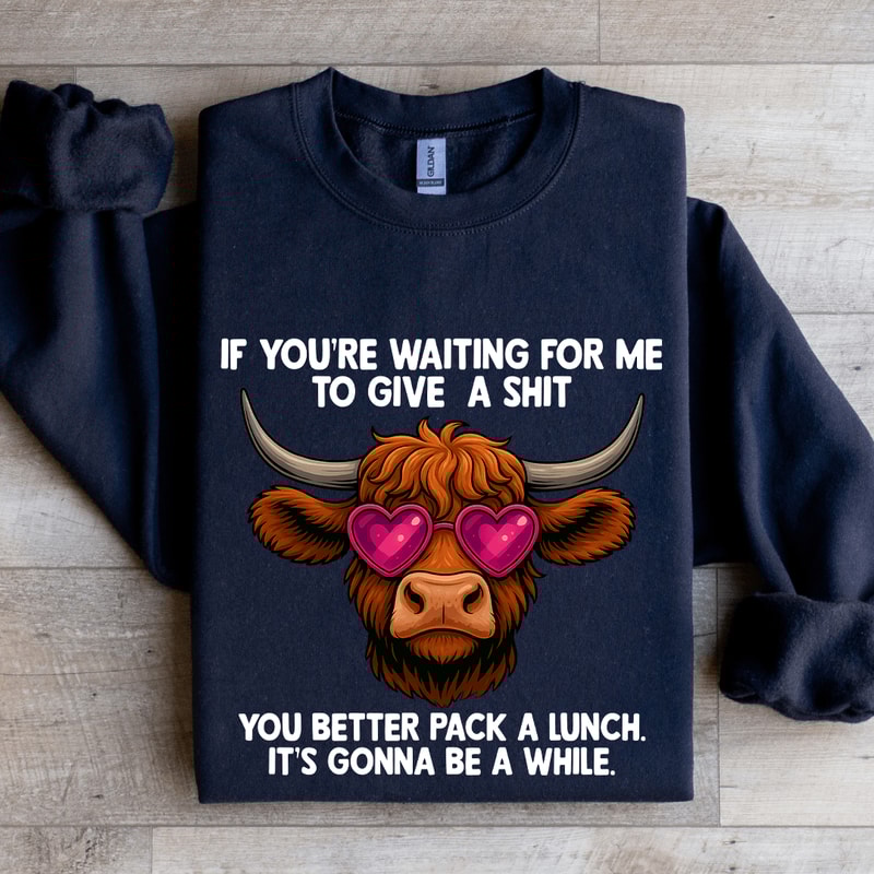 If Youre Waiting Me To Give A Sit Sweatshirt 1