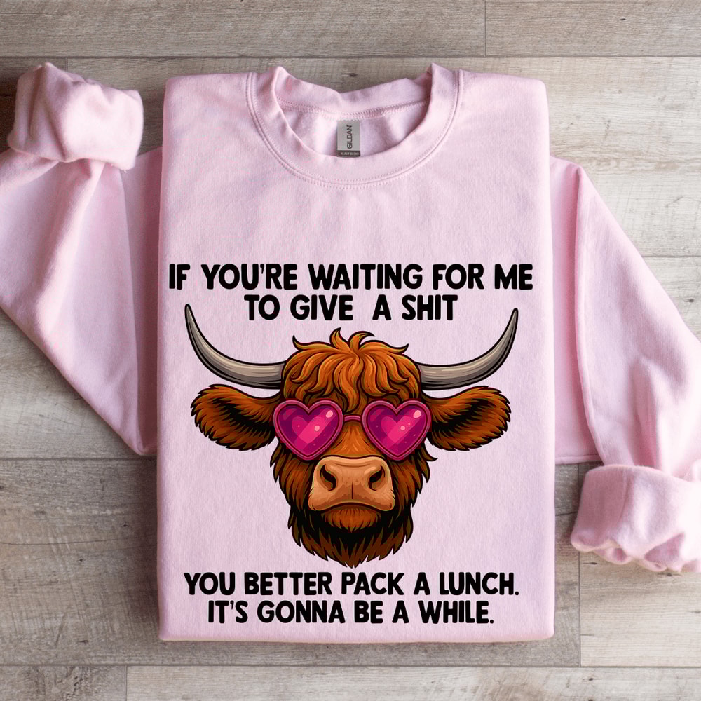 If Youre Waiting Me To Give A Sit Sweatshirt 3