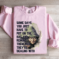 some days you just have to put on the hat sweatshirt