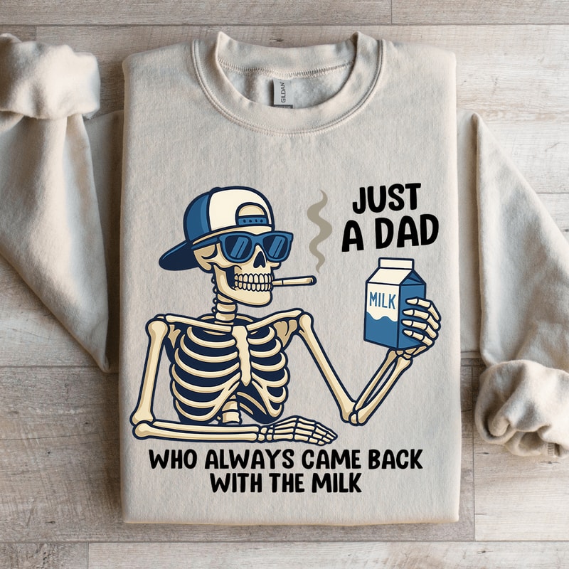 Just A Dad Who Always Came Back Sweatshirt 4