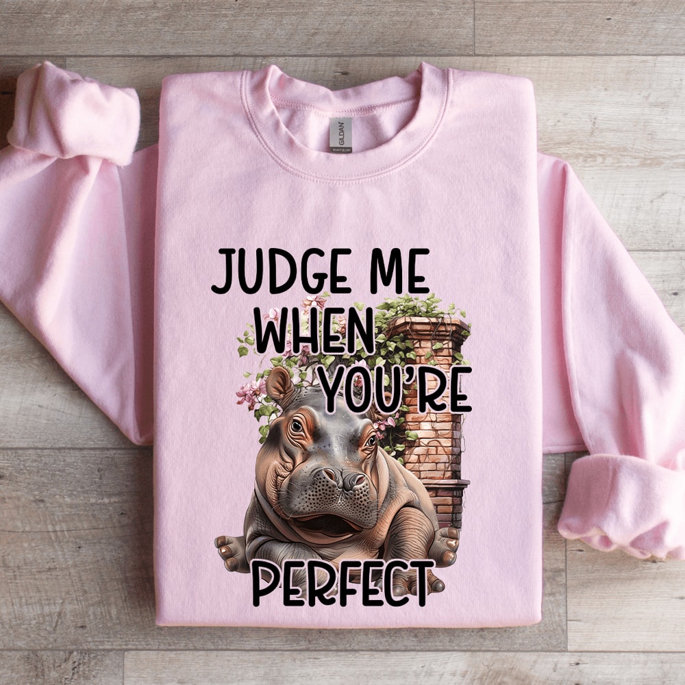 Judge Me When Youre Perfect Sweatshirt 3