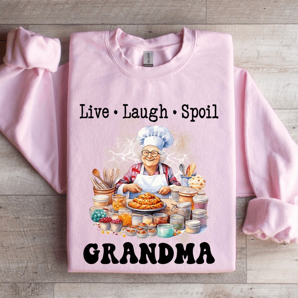 Live Laugh Spoil Grandma Sweatshirt 3