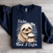 Feelin Slothy Need A Coffee Sweatshirt 1
