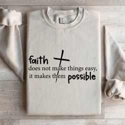 faith possible sweatshirt