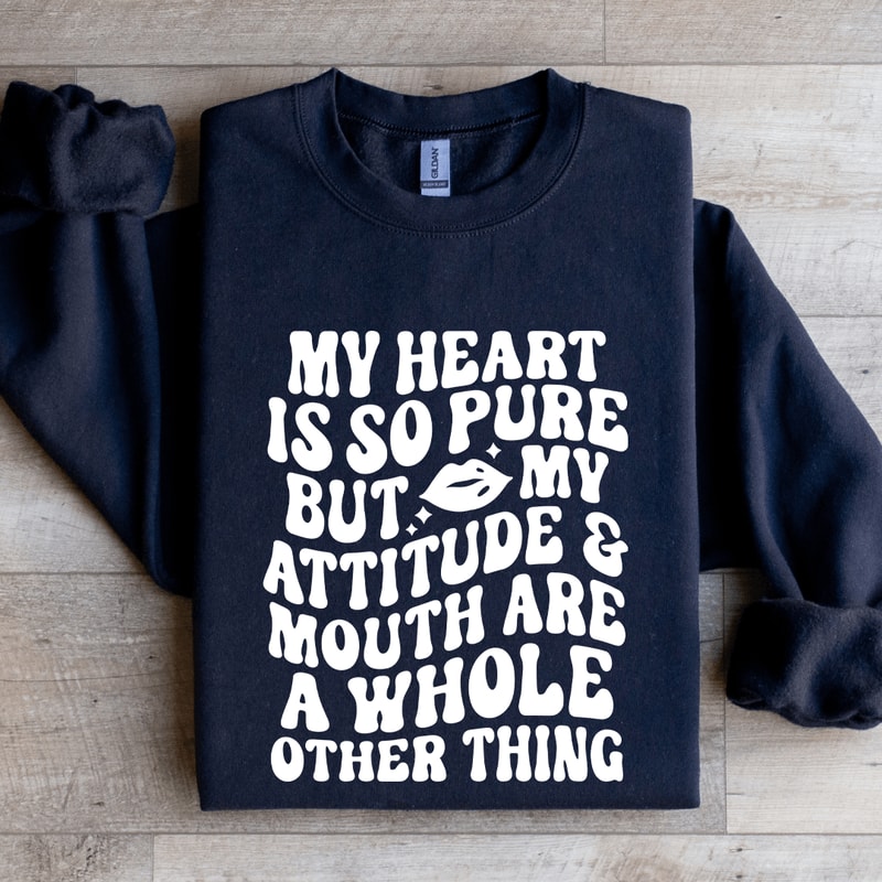 My Heart Is So Pure Sweatshirt 2