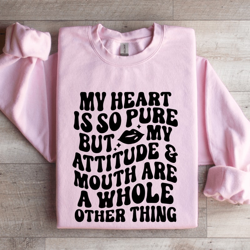 My Heart Is So Pure Sweatshirt 3