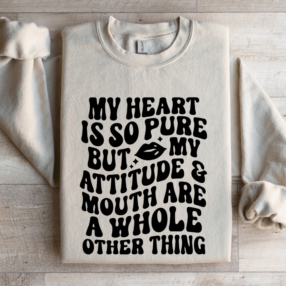 My Heart Is So Pure Sweatshirt 4
