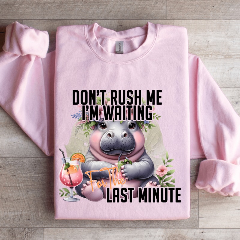 Dont Rush Me Im Waiting For The Last Minute Sweatshirt 3