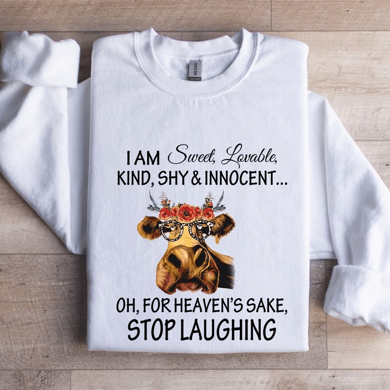 I Am Sweet Lovable Kind Shy Innocent Sweatshirt 1