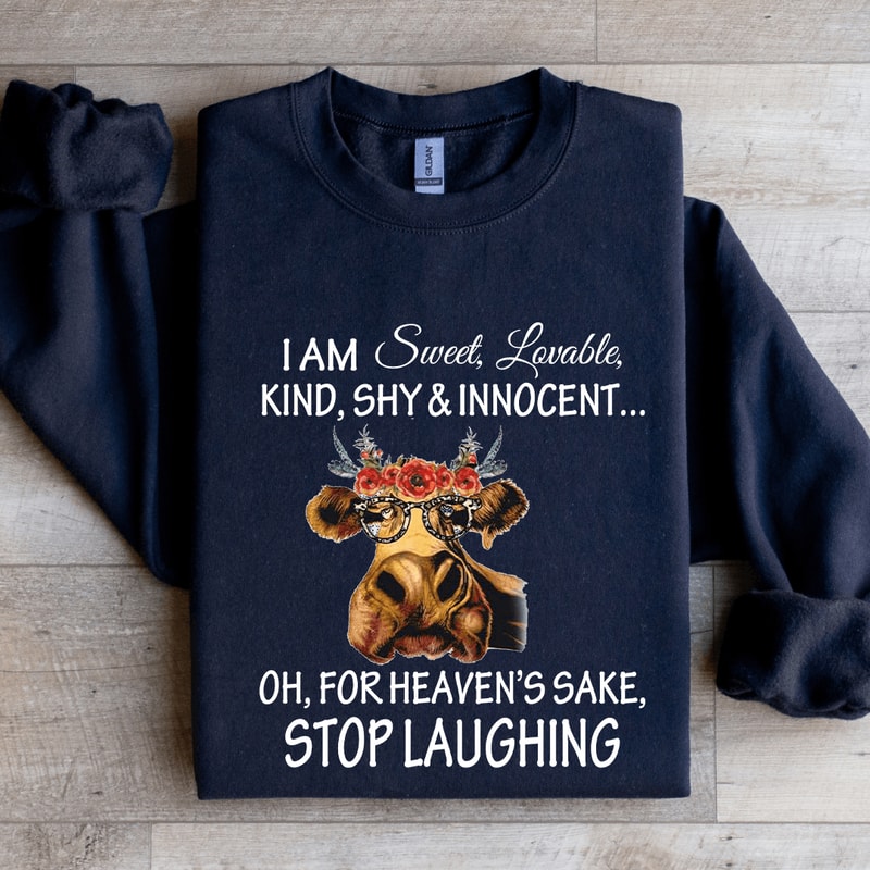 I Am Sweet Lovable Kind Shy Innocent Sweatshirt 2