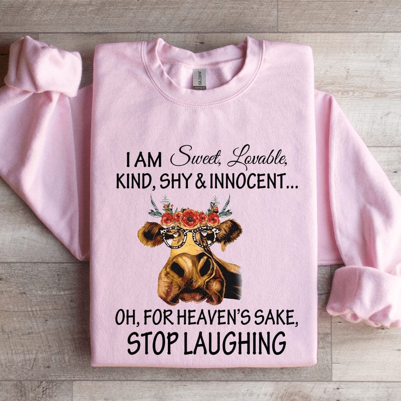 I Am Sweet Lovable Kind Shy Innocent Sweatshirt 0