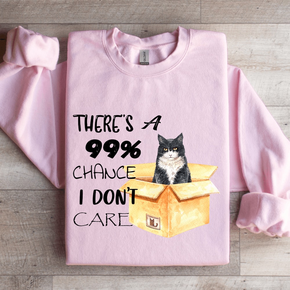 Theres A 99 Chance I Dont Care Sweatshirt 3