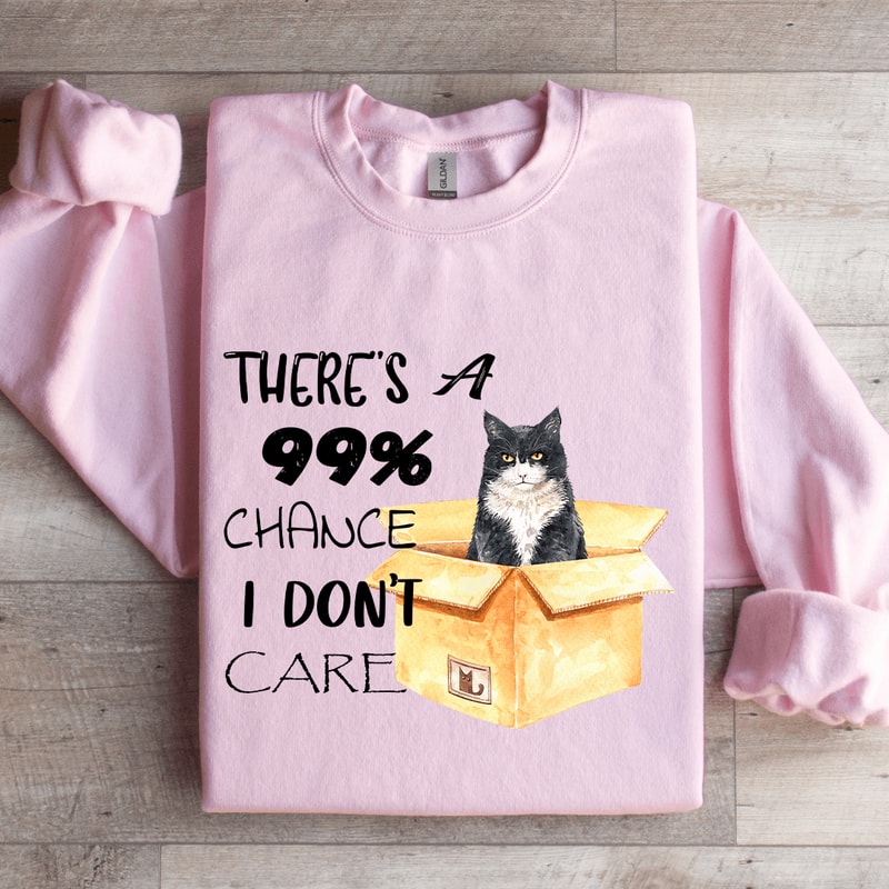 Theres A 99 Chance I Dont Care Sweatshirt 3