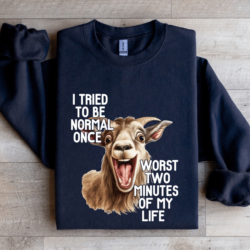 I Tried To Be Normal Once Sweatshirt 2
