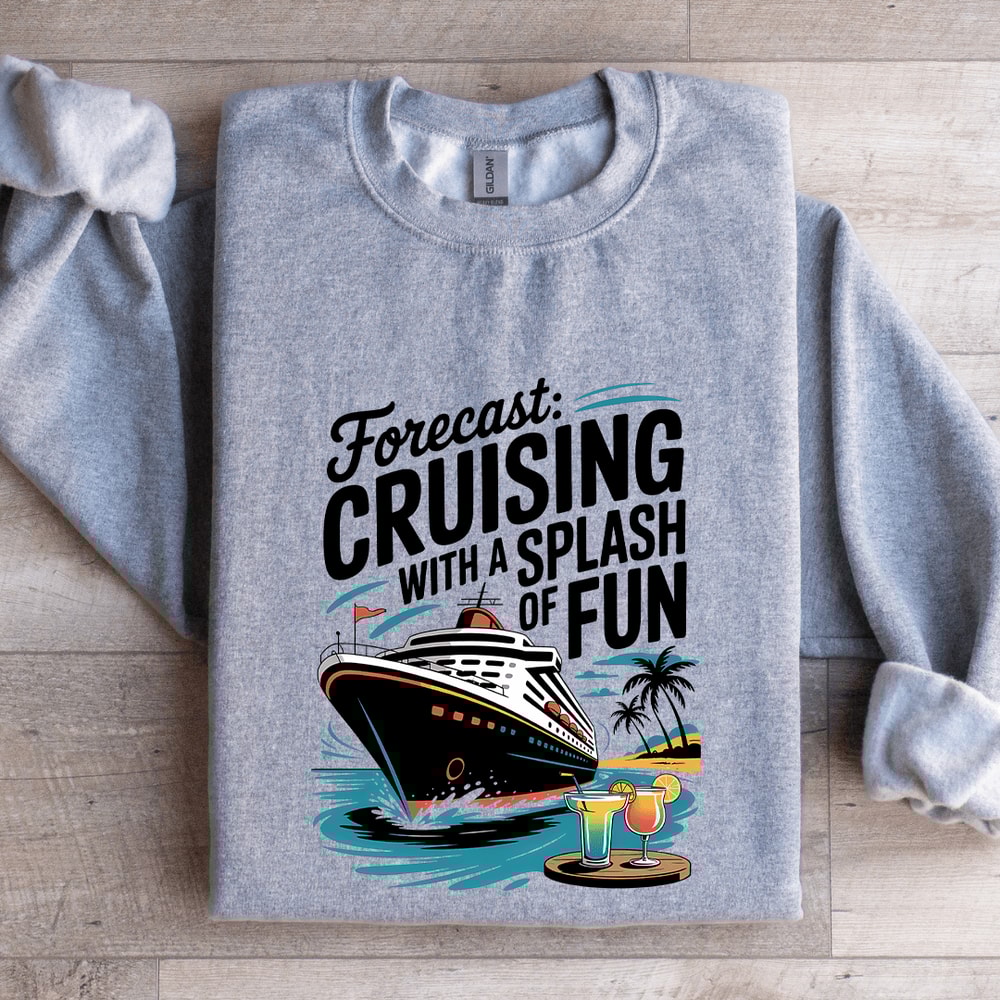 Forecast Cruising With A Splash Of Fun Sweatshirt 0
