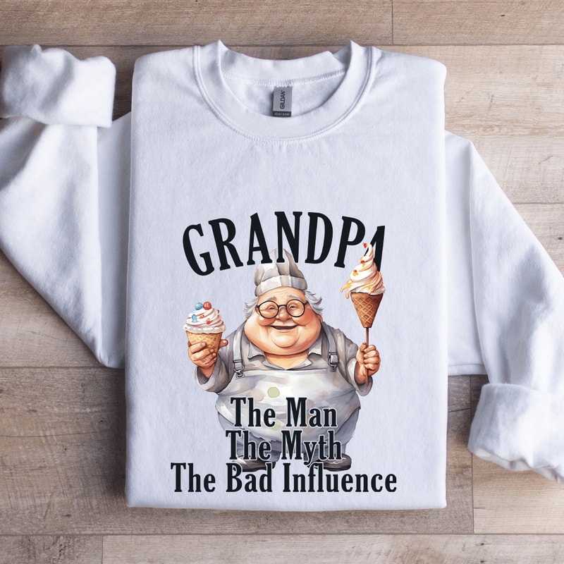 Grandpa The Man The Myth Sweatshirt 1
