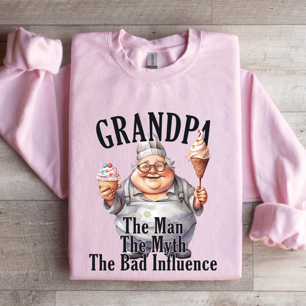 Grandpa The Man The Myth Sweatshirt 4