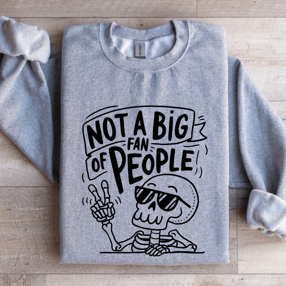 Not A Big Fan Of People Sweatshirt 2