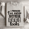 I Promise Im Nicer Than My Face Looks Sweatshirt 4