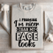 I Promise Im Nicer Than My Face Looks Sweatshirt 4