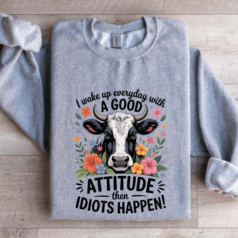 I Wake Up Everyday With A Good Attitude Sweatshirt 2