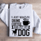 I Just Want To Drink Coffee Sweatshirt 0