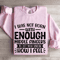 I Was Not Born With Enough Middle Fingers Sweatshirt 3