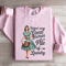 Behind Every Great Woman Is A Pile Of Laundry Sweatshirt 3