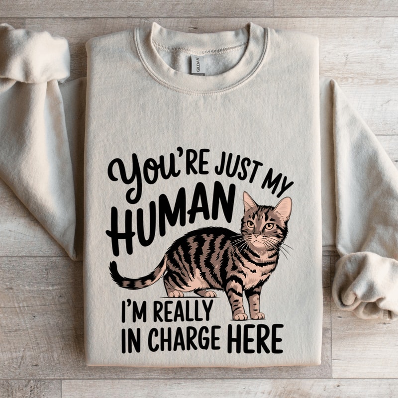 Youre Just My Human Sweatshirt 4