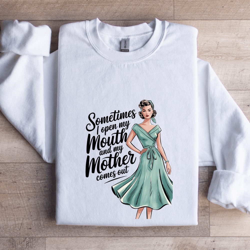 Sometimes I Open My Mouth Sweatshirt 0