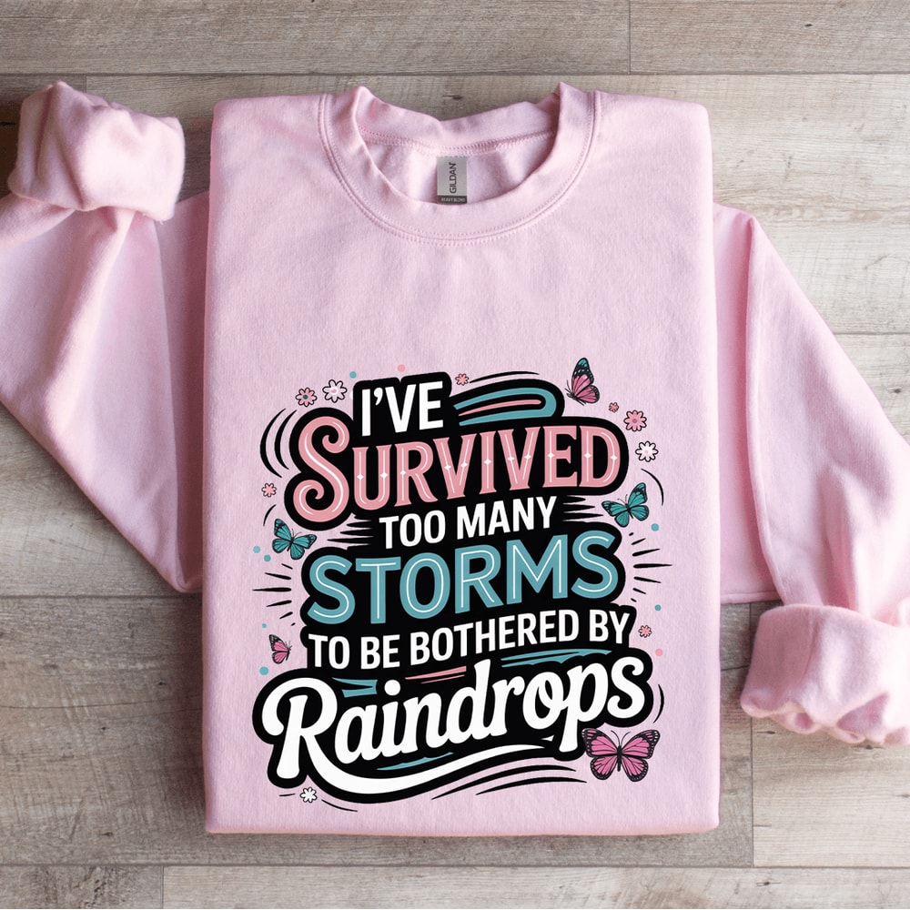 Ive Survived Too Many Storms To Be Bothered Sweatshirt 3