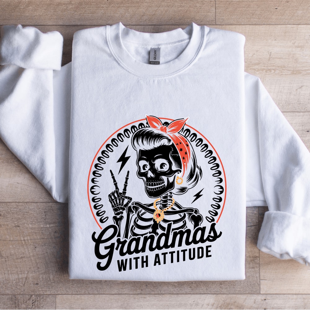 Grandmas With A Attitude Sweatshirt 0