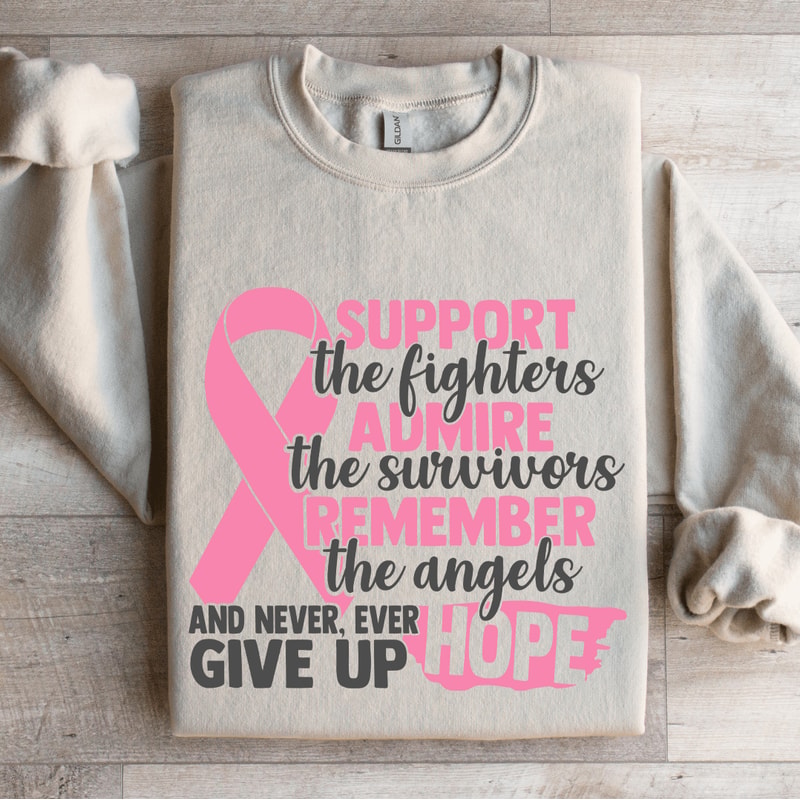 Support The Fighters Admire The Survivors Sweatshirt 4