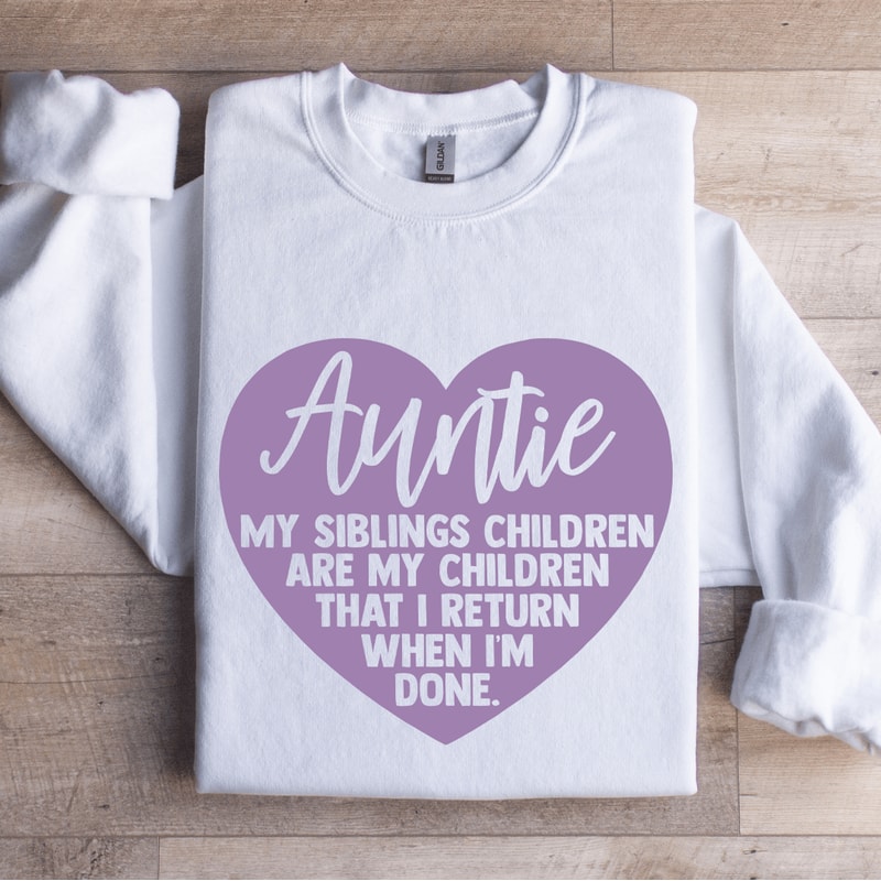 Auntie My Siblings Children Sweatshirt 1