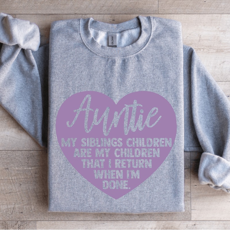 Auntie My Siblings Children Sweatshirt 2