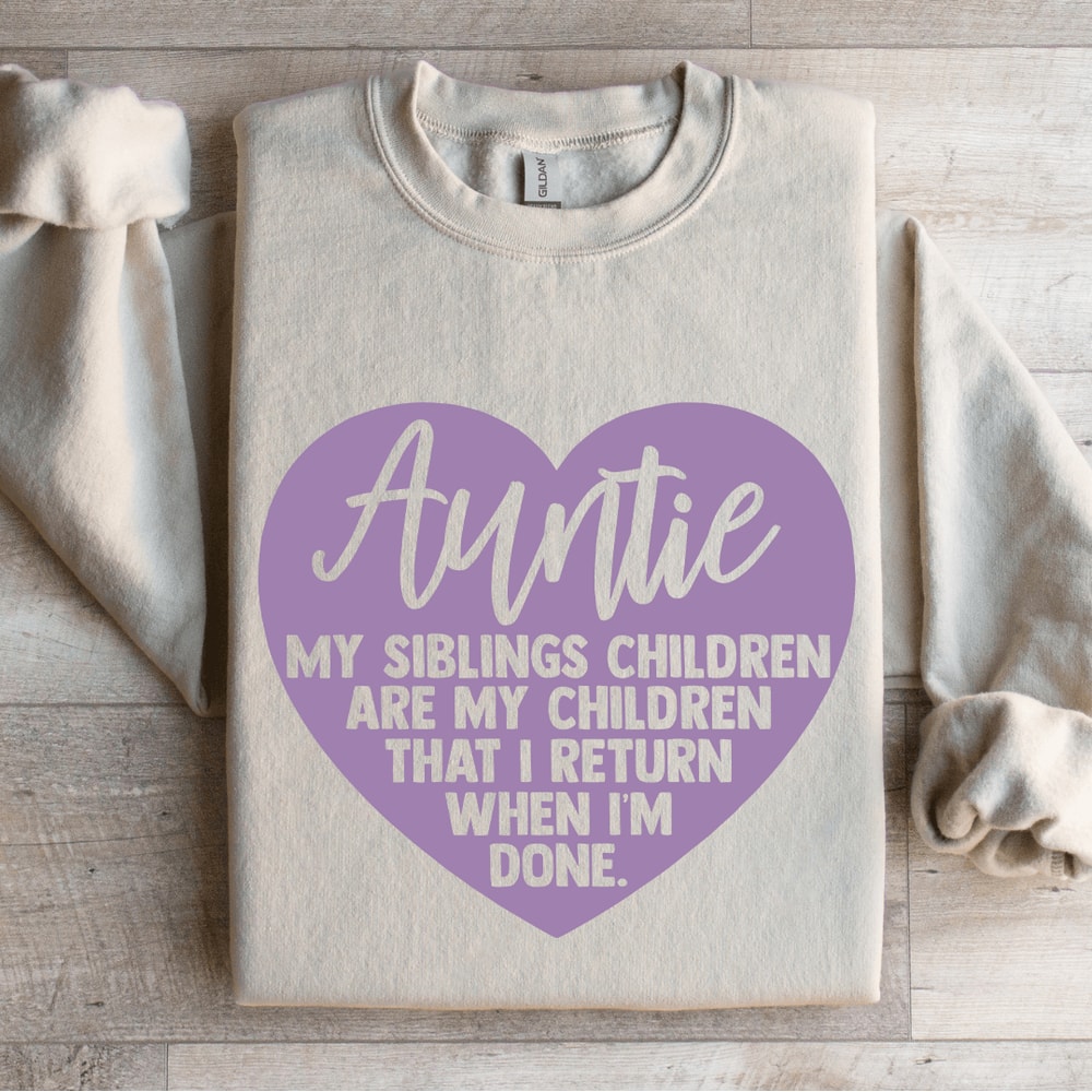Auntie My Siblings Children Sweatshirt 4