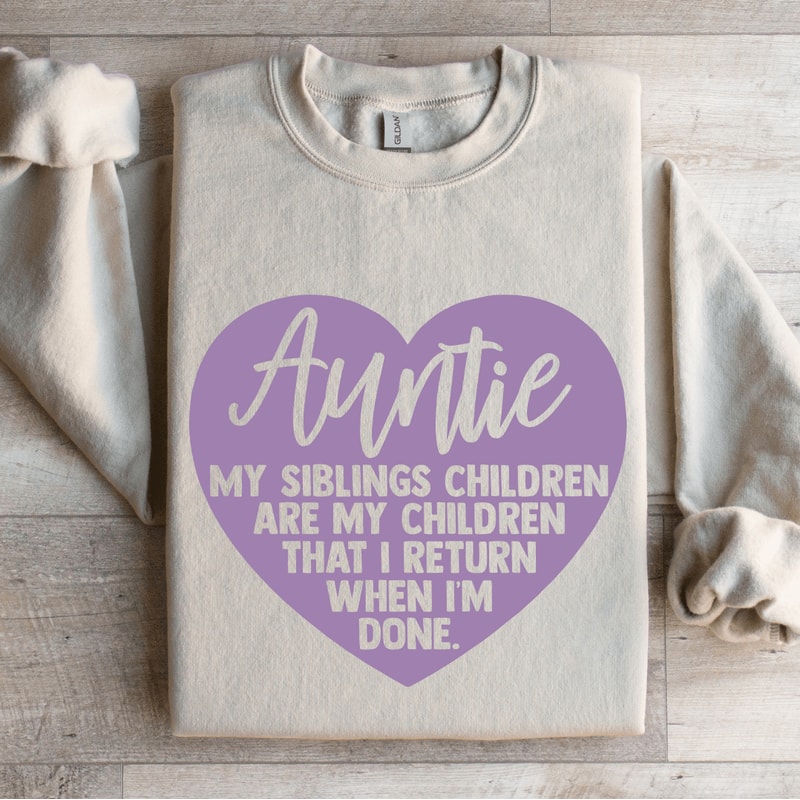 Auntie My Siblings Children Sweatshirt 4