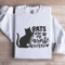 Cats Are My Favorite People Sweatshirt 1
