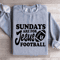 Sundays Are For Jesus Football Sweatshirt 3